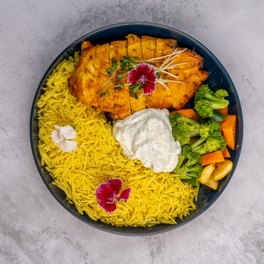 Chef-crafted Auri food