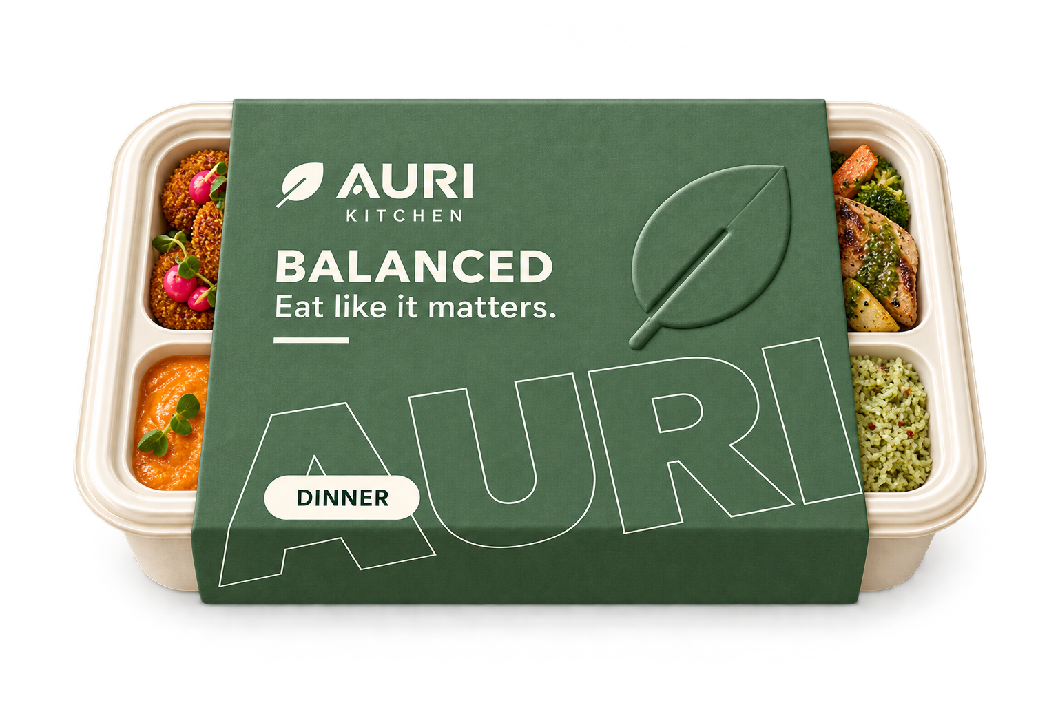 Food-filled Balance meal box